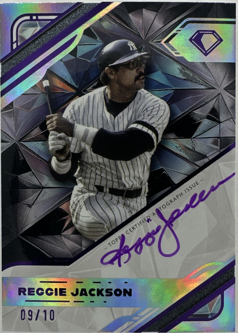 Reggie Jackson [Purple Ink Black] #WPA-RJA