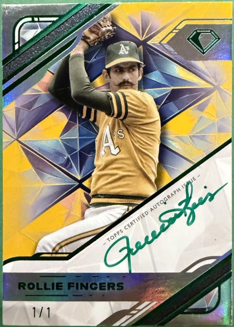 Rollie Fingers [Green Ink Gold] #WPA-RF