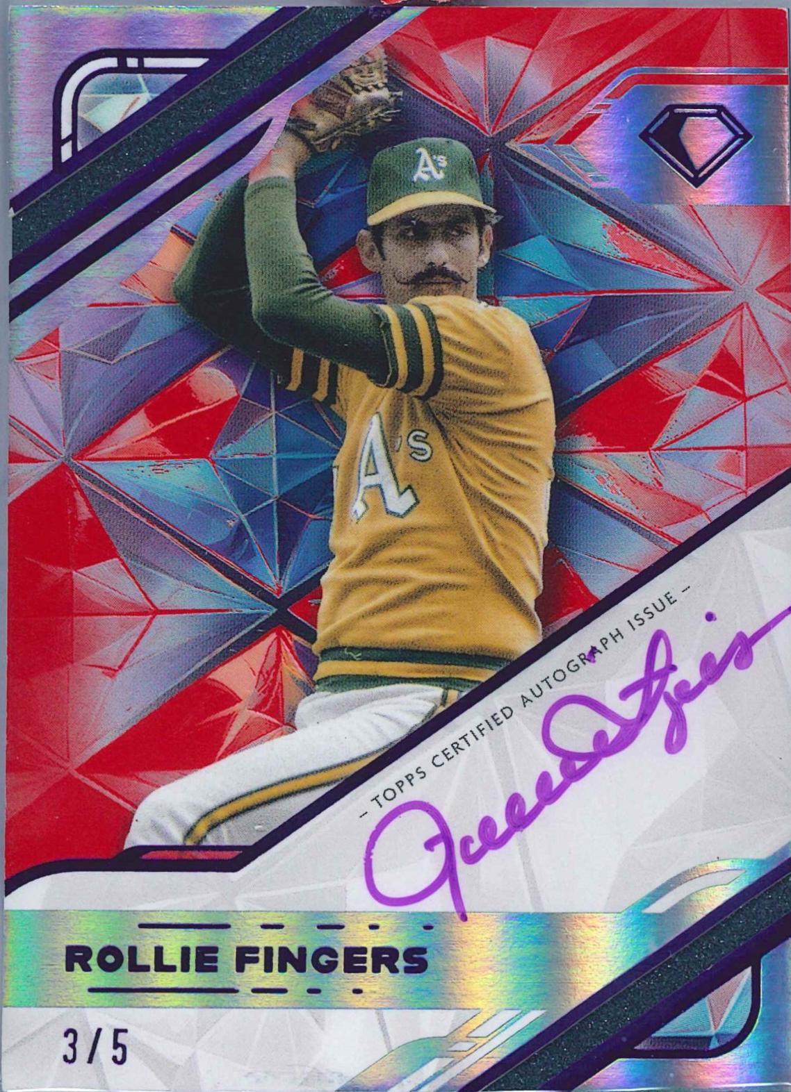 Rollie Fingers [Purple Ink Red] #WPA-RF