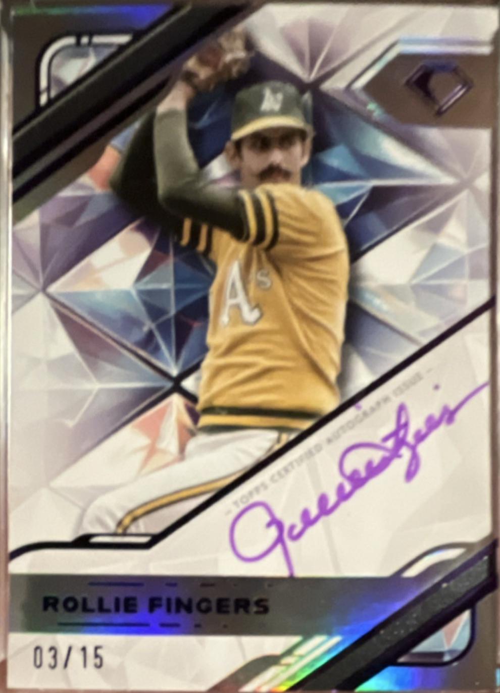 Rollie Fingers [Purple Ink] #WPA-RF