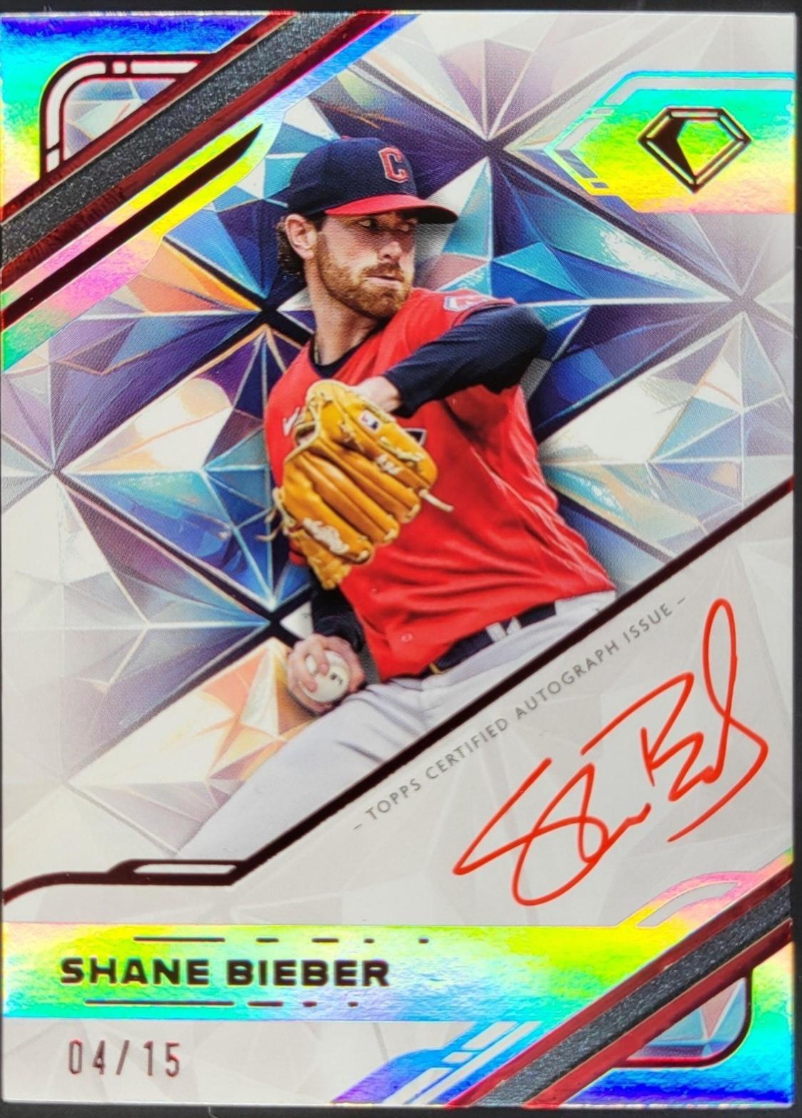 Shane Bieber [Red Ink] #WPA-SB