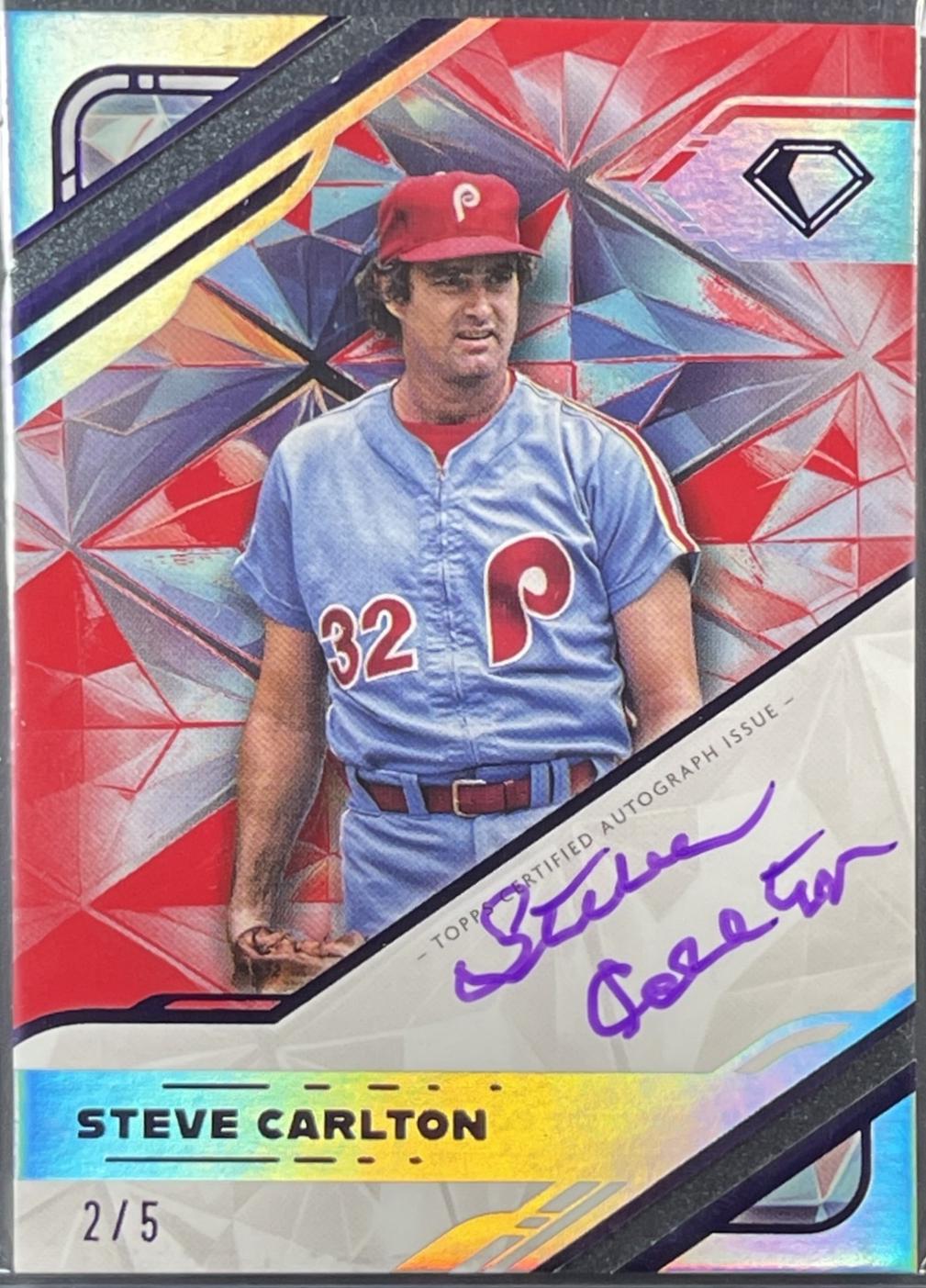 Steve Carlton [Purple Ink Red] #WPA-SC