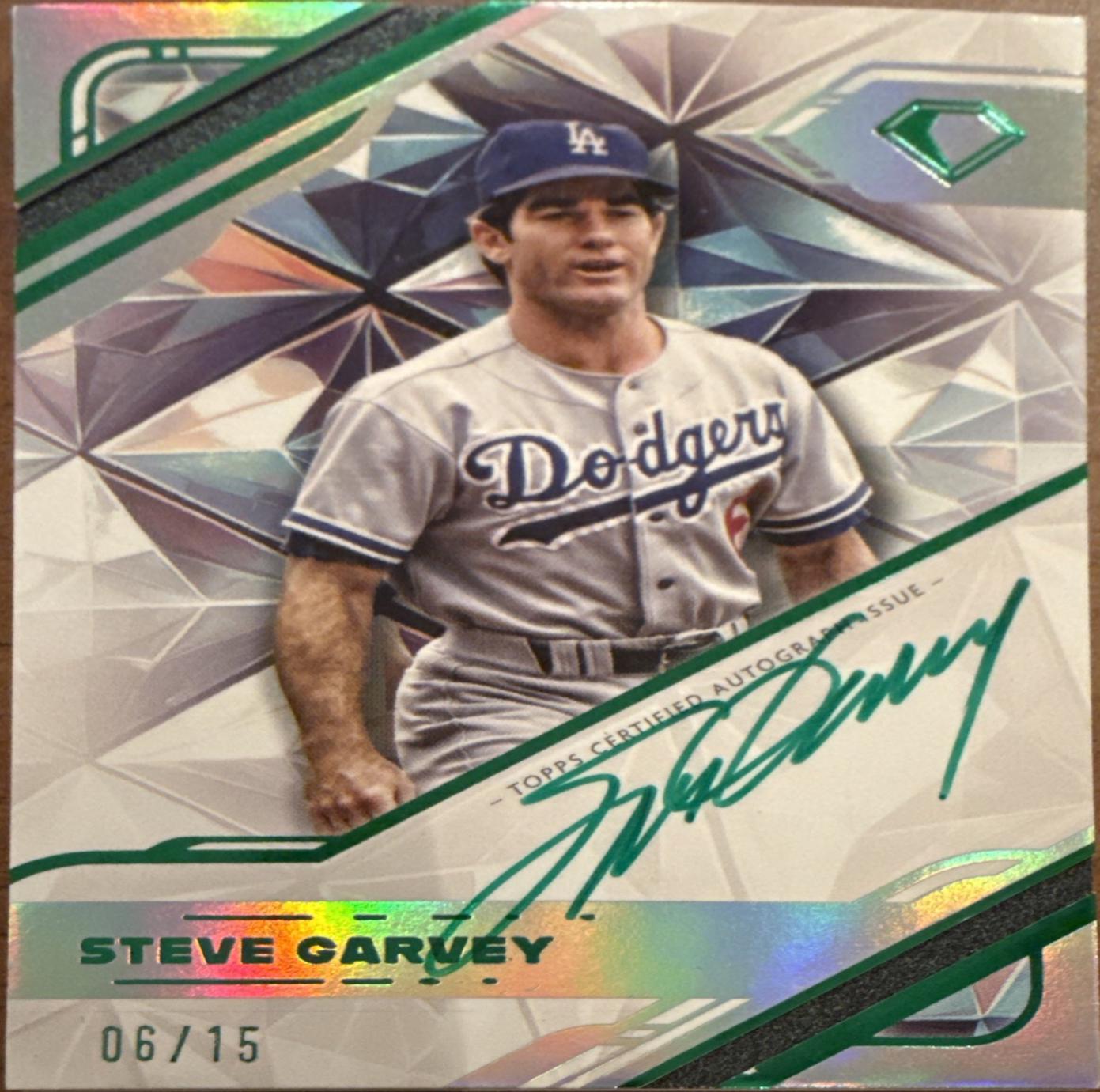 Steve Garvey [Green Ink] #WPA-SG