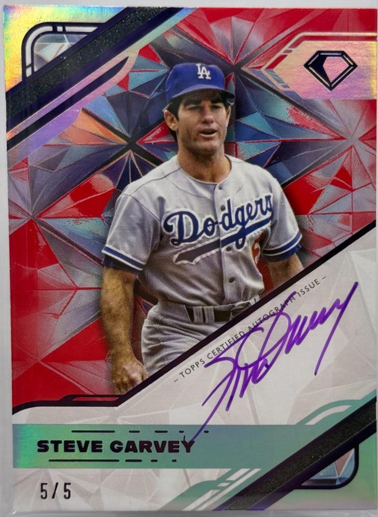 Steve Garvey [Purple Ink Red] #WPA-SG