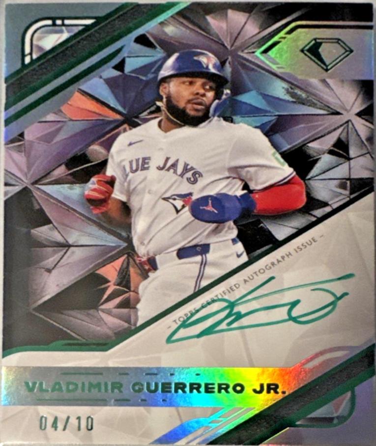 Vladimir Guerrero Jr. [Green Ink Black] #WPA-VGJ
