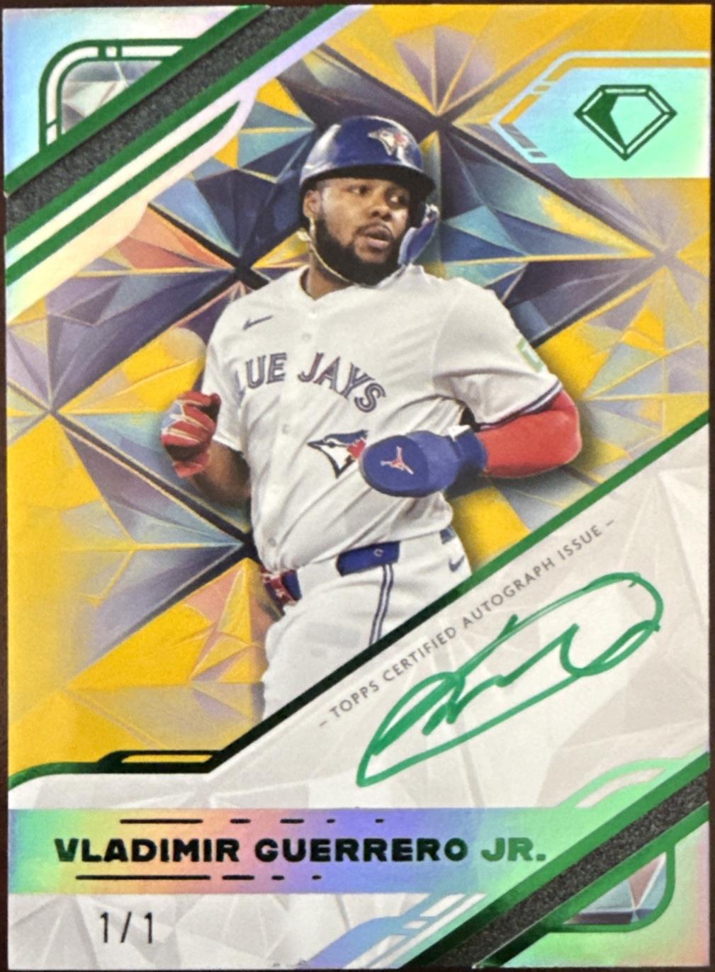 Vladimir Guerrero Jr. [Purple Ink Gold] #WPA-VGJ