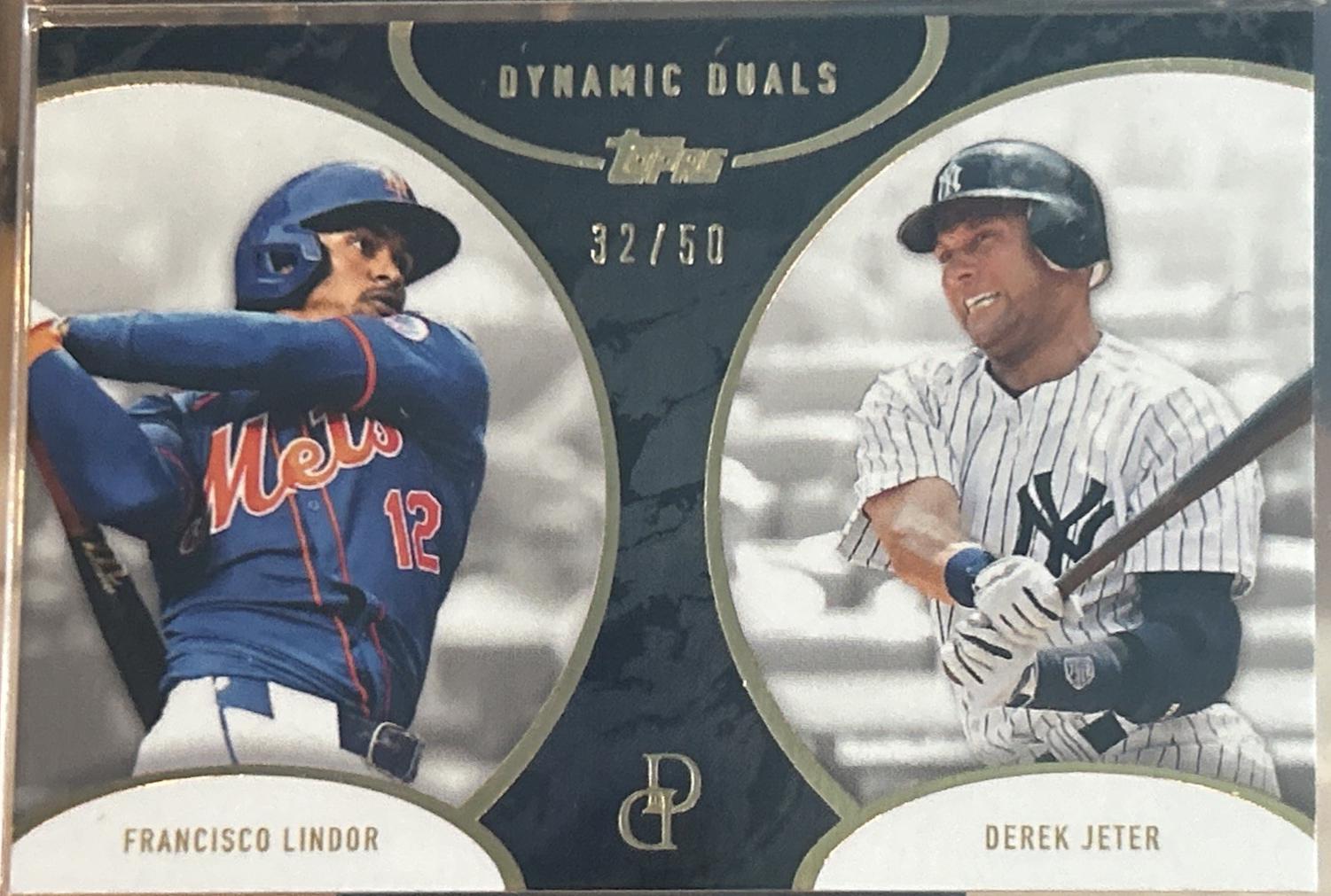 Francisco Lindor / Derek Jeter [Black] #39