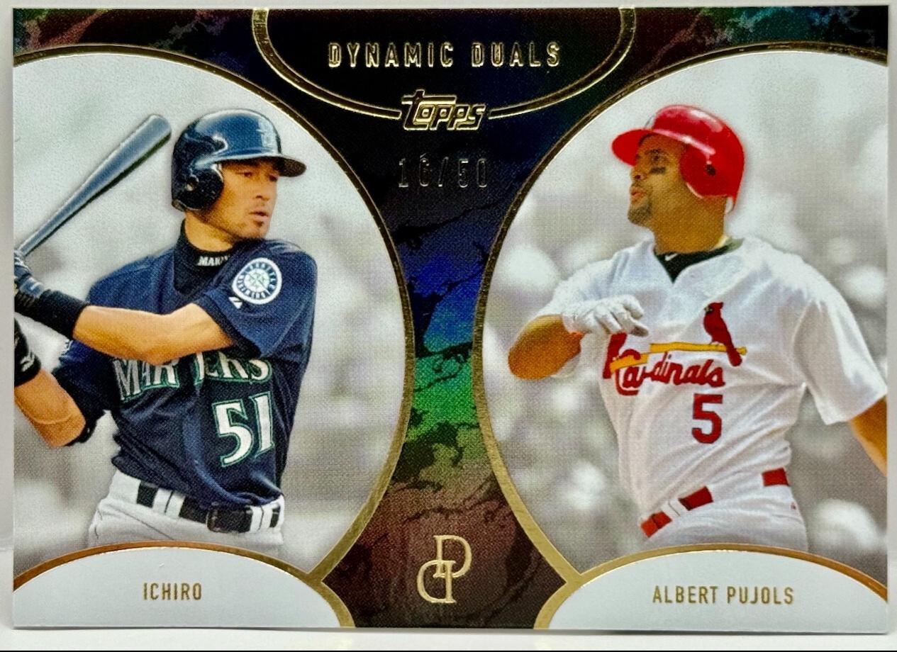 Ichiro / Albert Pujols [Black] #5