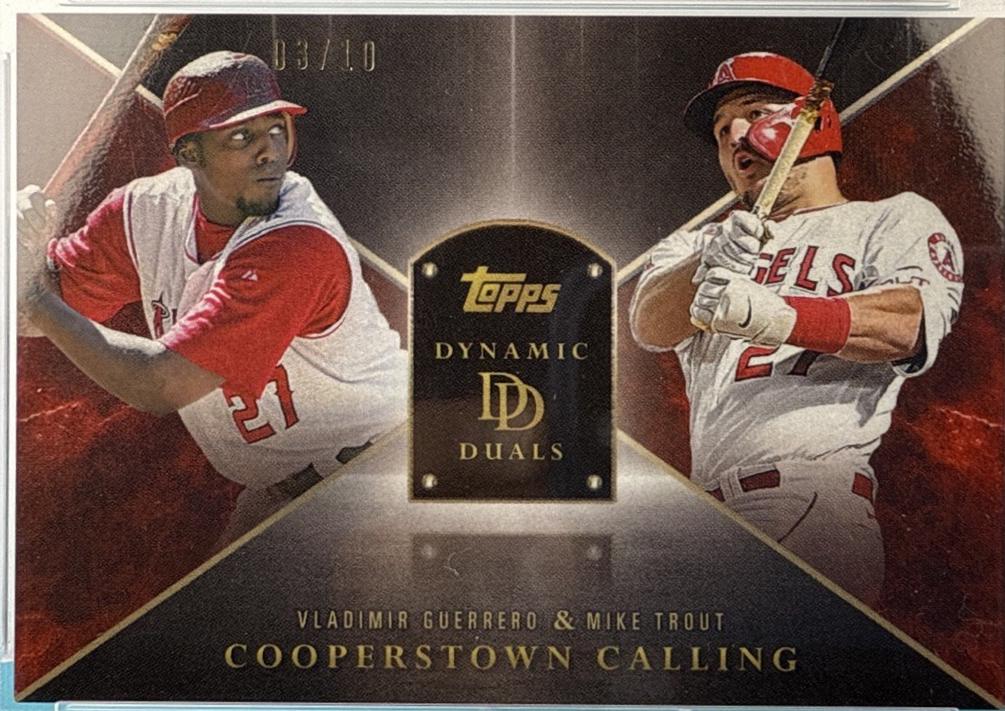 Mike Trout / Vladimir Guerrero Sr. [Red] #15