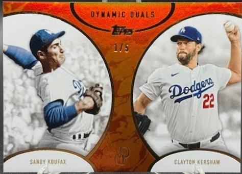 Sandy Koufax / Clayton Kershaw [Orange] #14