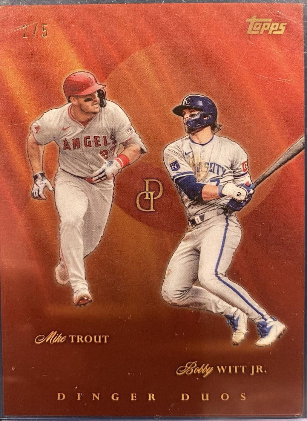 Mike Trout / Bobby Witt Jr. [Orange] #DD-04