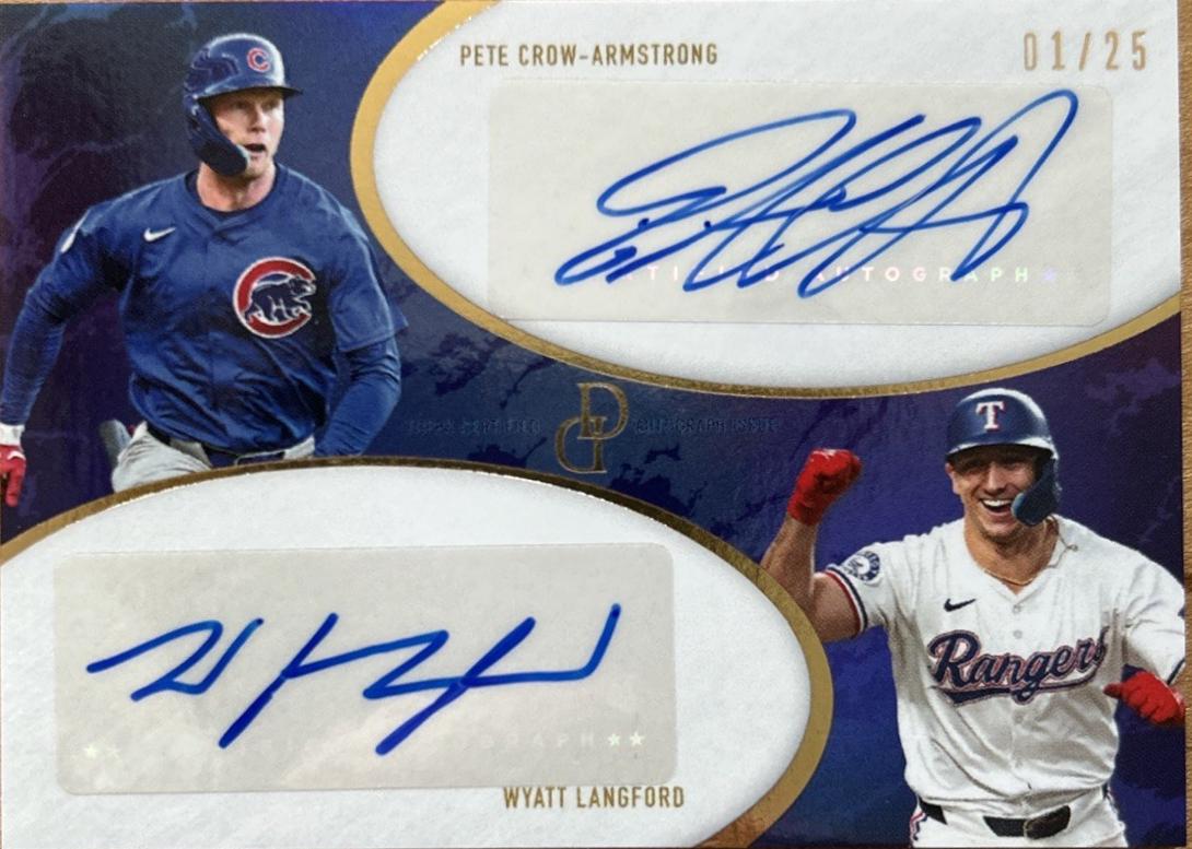 Pete Crow-Armstrong / Wyatt Langford [Blue] #3A