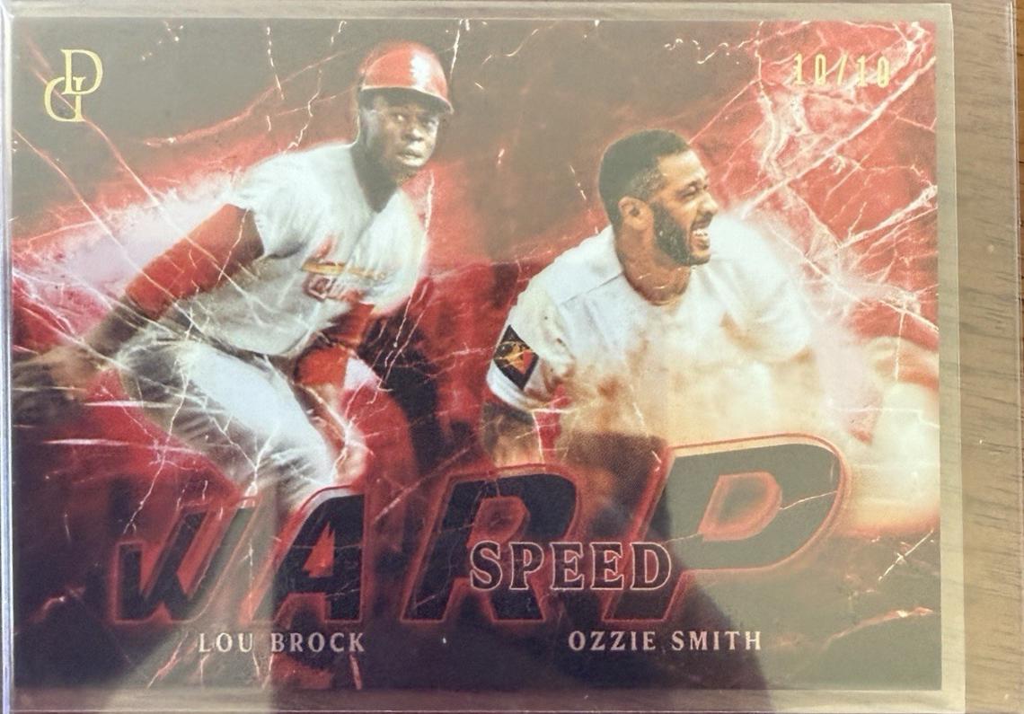 Lou Brock / Ozzie Smith [Red] #WS-02