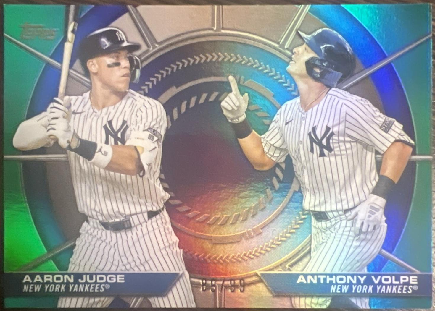 Anthony Volpe / Aaron Judge [Green Foil] #DD-4