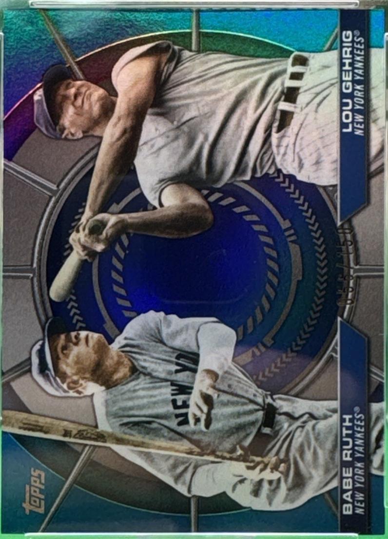 Babe Ruth / Lou Gehrig [Blue Foil] #DD-20