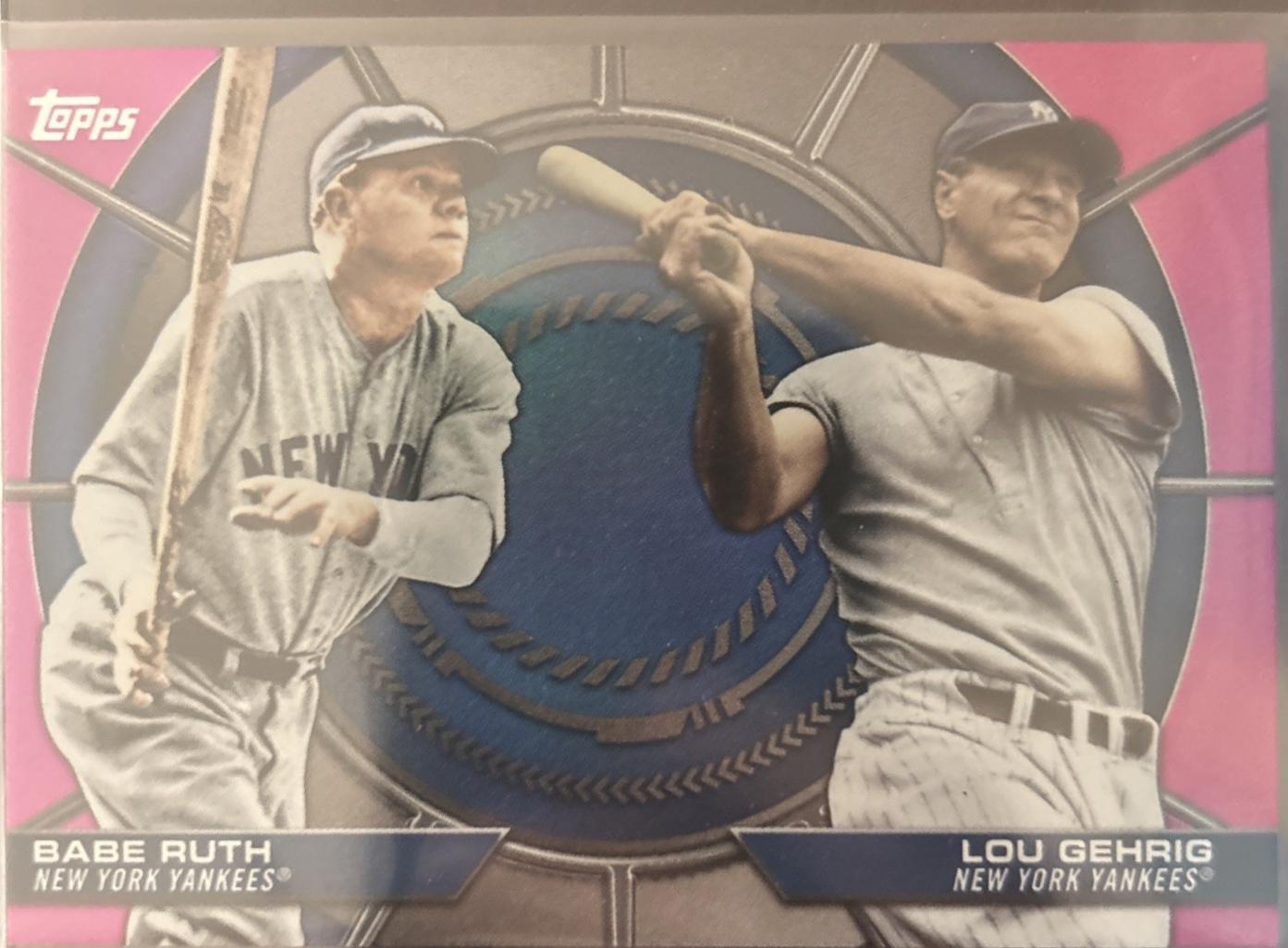 Babe Ruth / Lou Gehrig [Pink Foil] #DD-20