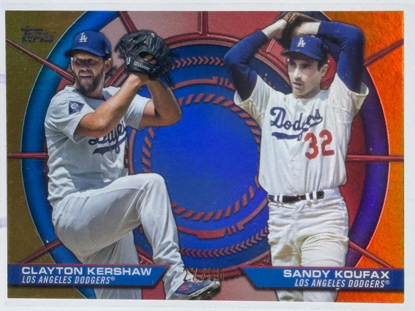 Clayton Kershaw / Sandy Koufax [Gold Foil] #DD-8