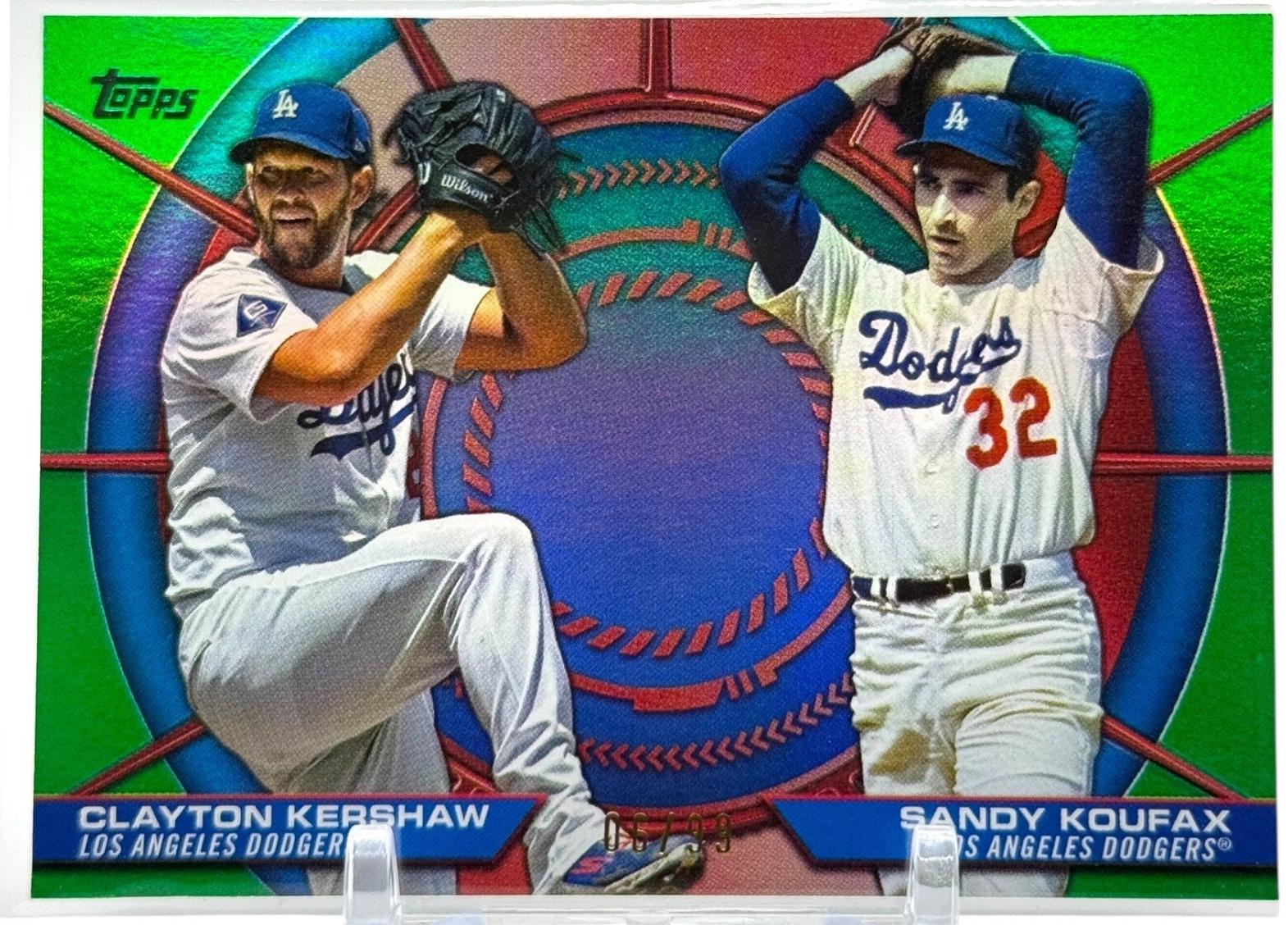 Clayton Kershaw / Sandy Koufax [Green Foil] #DD-8