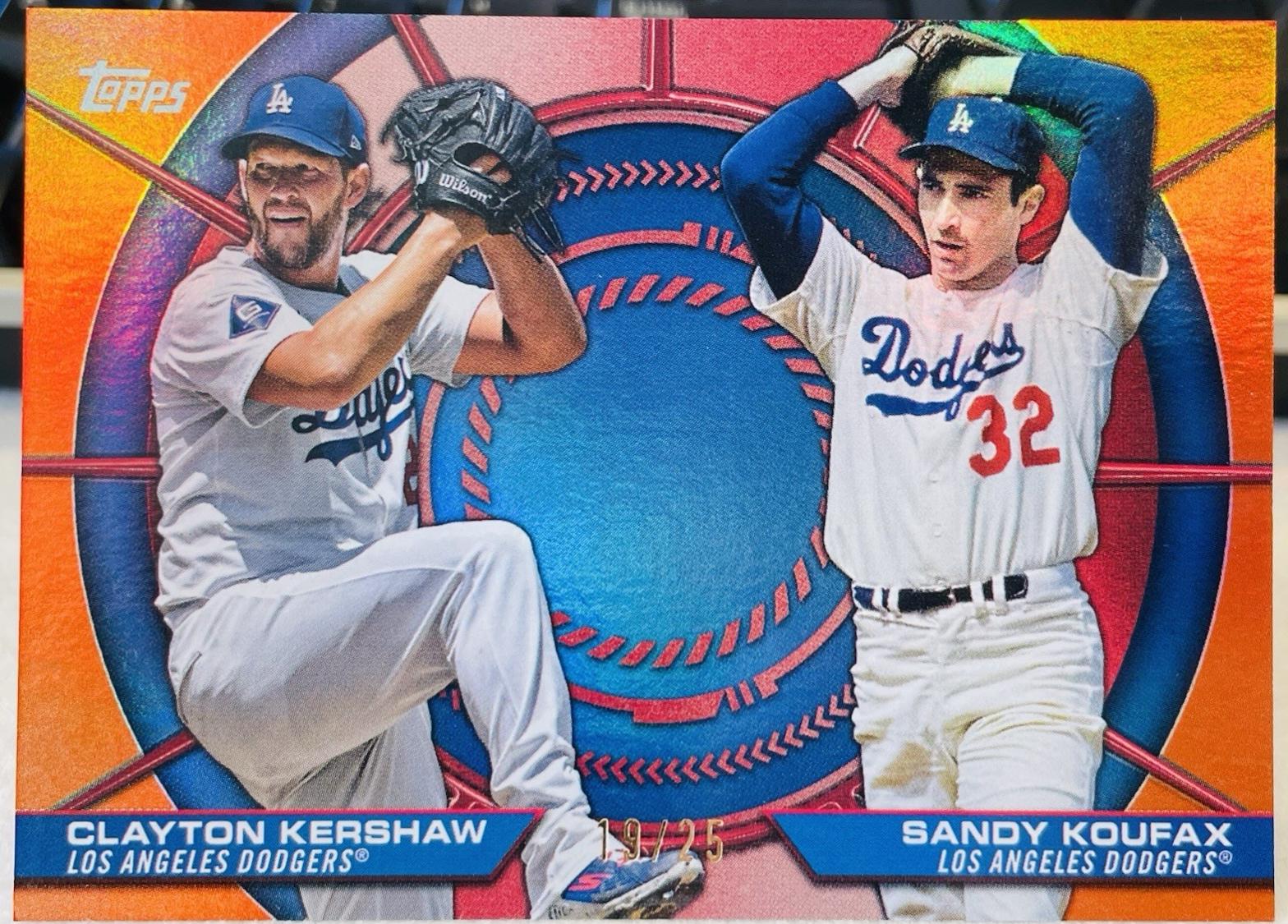 Clayton Kershaw / Sandy Koufax [Orange Foil] #DD-8