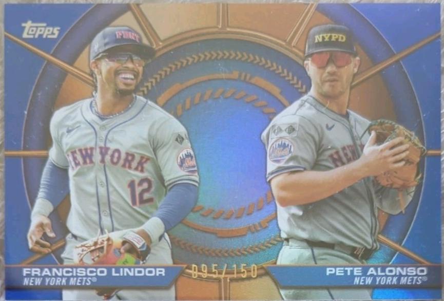 Francisco Lindor / Pete Alonso [Blue Foil] #DD-5
