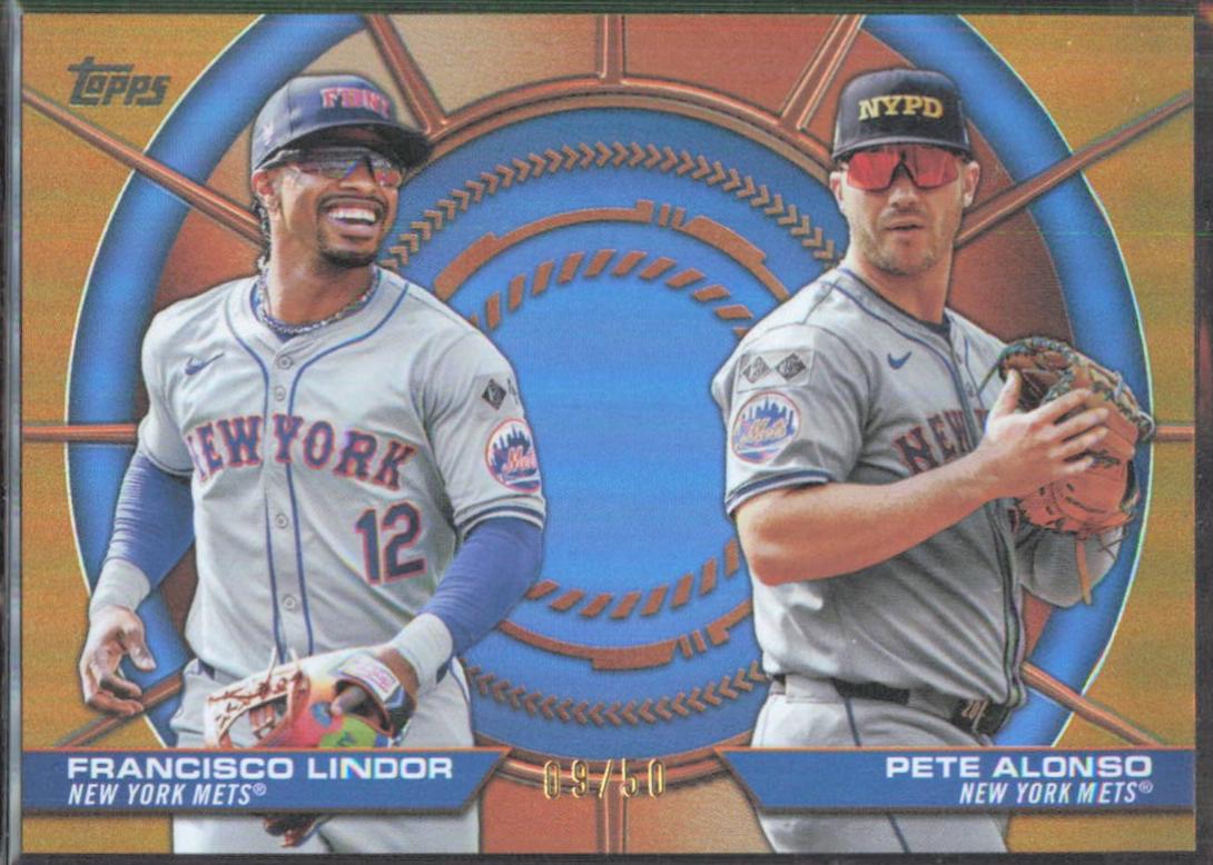 Francisco Lindor / Pete Alonso [Gold Foil] #DD-5