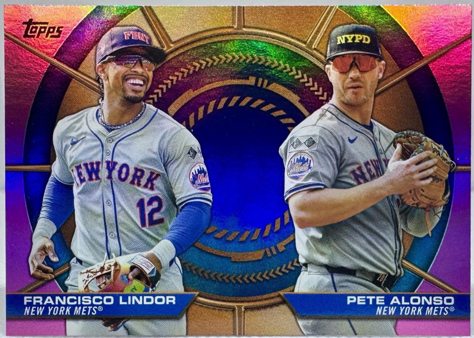 Francisco Lindor / Pete Alonso [Pink Foil] #DD-5