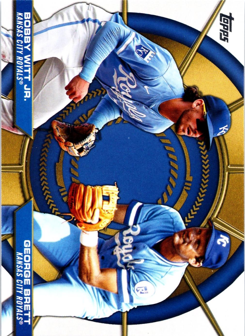 George Brett / Bobby Witt Jr. [Blue Foil] #DD-1