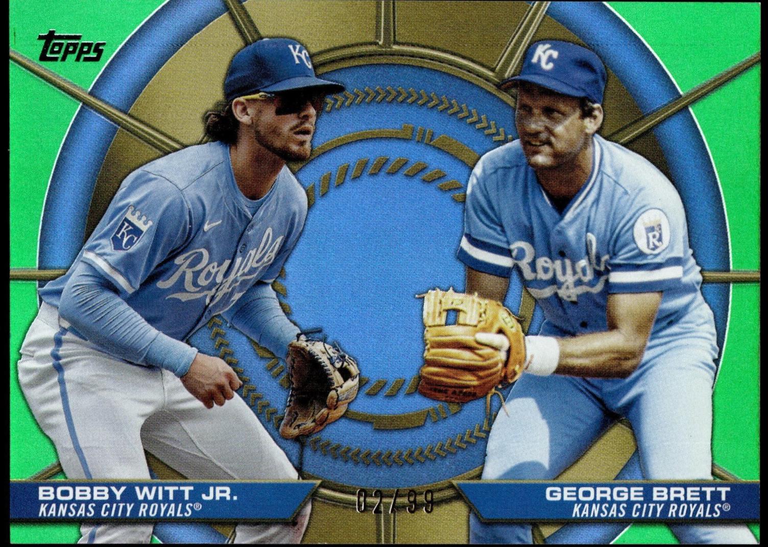 George Brett / Bobby Witt Jr. [Green Foil] #DD-1