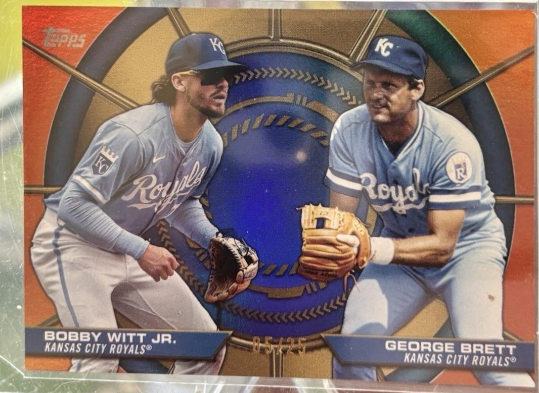 George Brett / Bobby Witt Jr. [Orange Foil] #DD-1