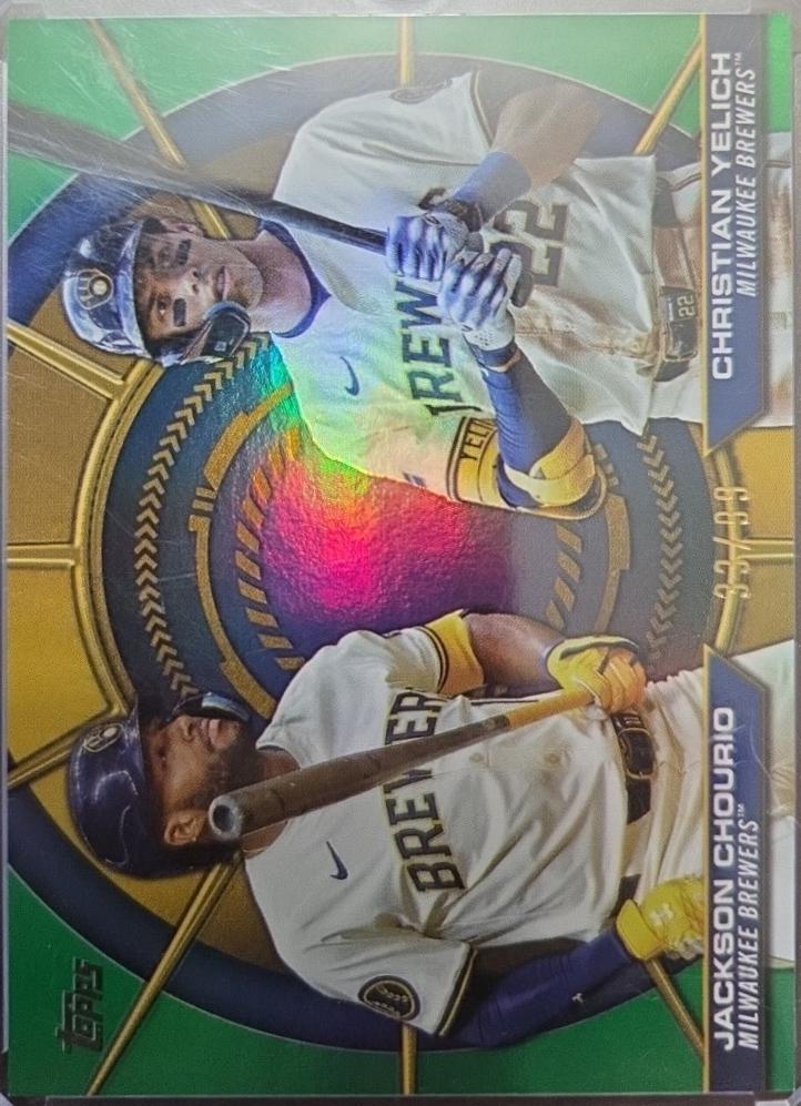 Jackson Chourio / Christian Yelich [Green Foil] #DD-18