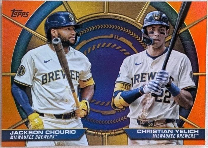 Jackson Chourio / Christian Yelich [Orange Foil] #DD-18