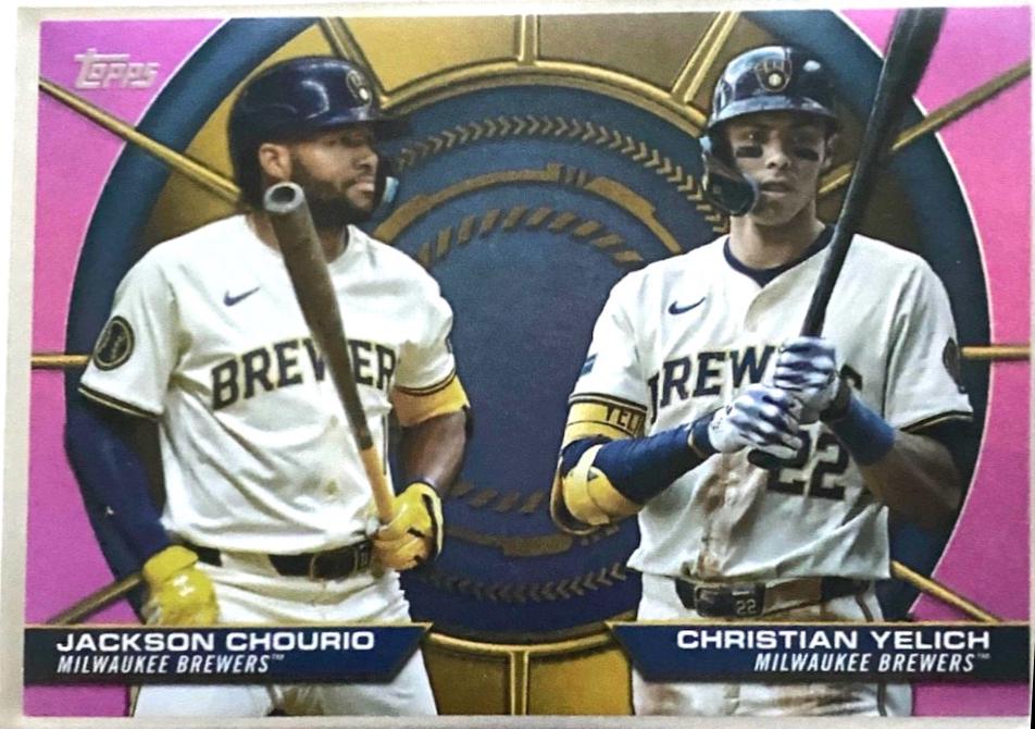 Jackson Chourio / Christian Yelich [Pink Foil] #DD-18