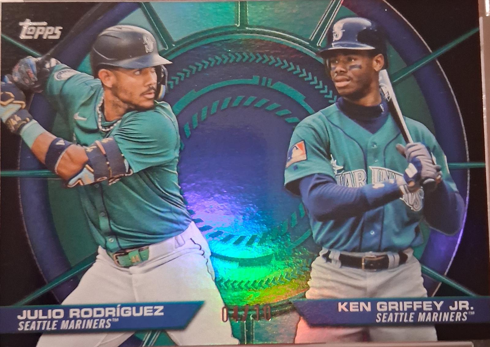 Ken Griffey Jr. / Julio Rodriguez [Black Foil] #DD-19
