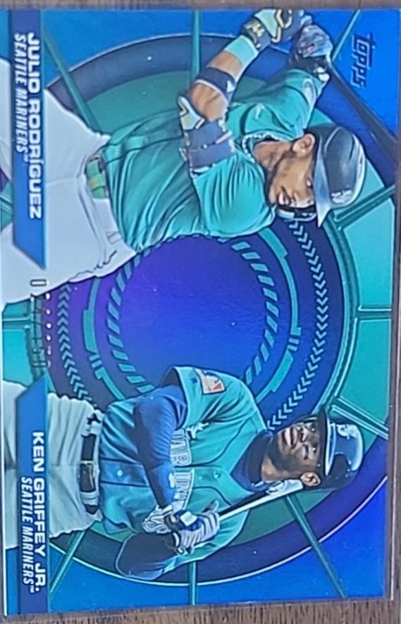 Ken Griffey Jr. / Julio Rodriguez [Blue Foil] #DD-19