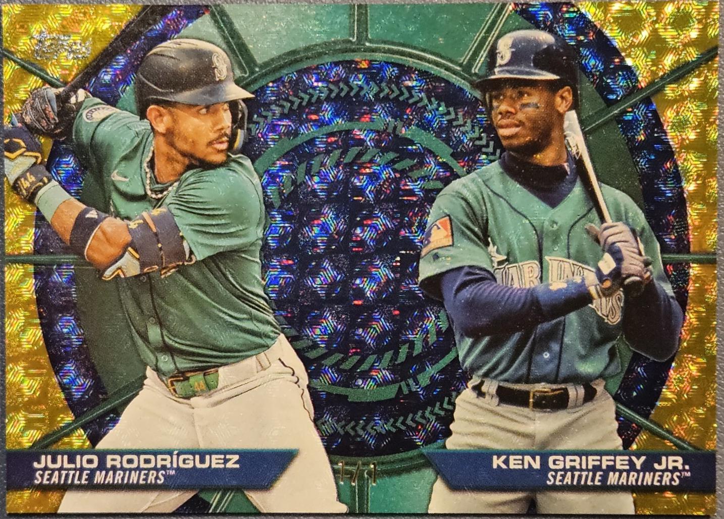 Ken Griffey Jr. / Julio Rodriguez [FoilFractor] #DD-19