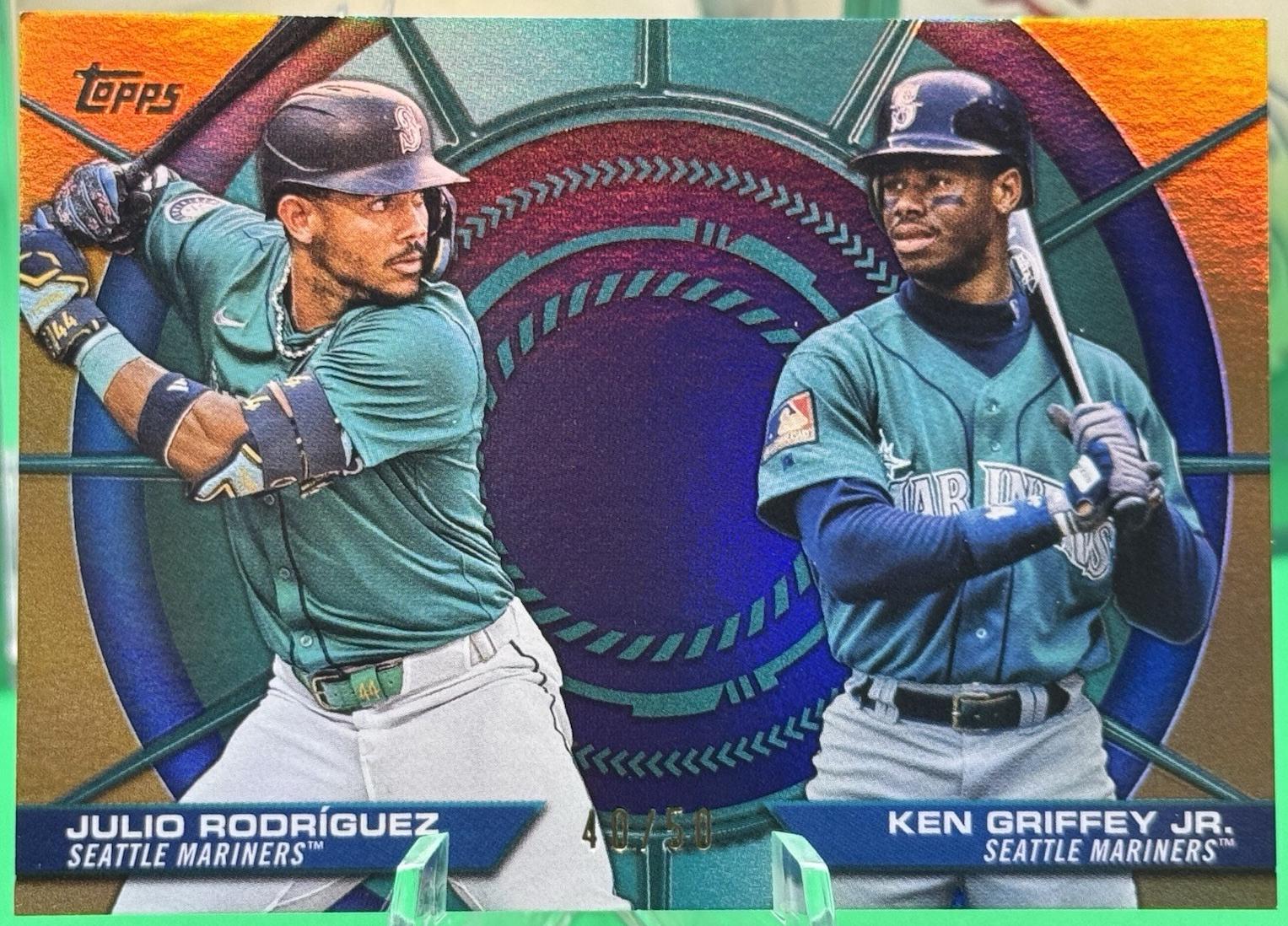 Ken Griffey Jr. / Julio Rodriguez [Gold Foil] #DD-19