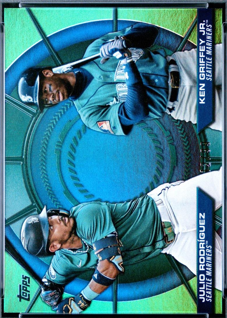 Ken Griffey Jr. / Julio Rodriguez [Green Foil] #DD-19