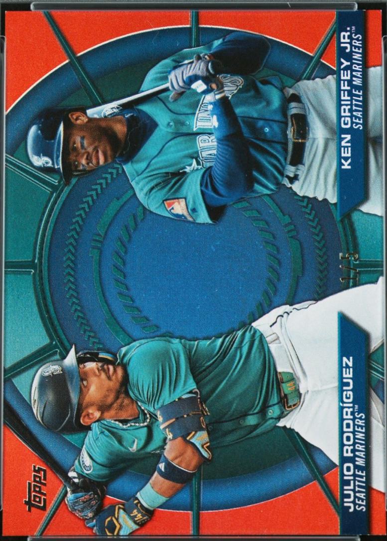 Ken Griffey Jr. / Julio Rodriguez [Red Foil] #DD-19