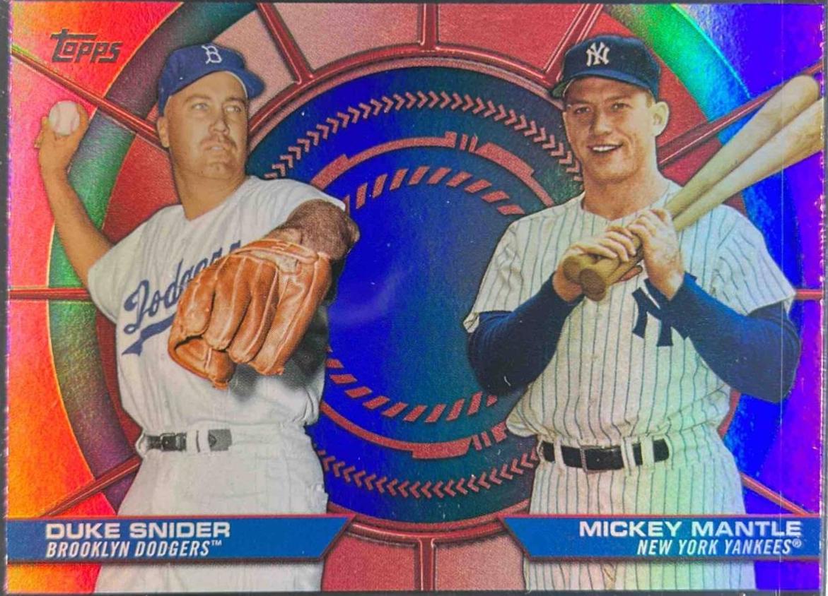 Mickey Mantle / Duke Snider [Pink Foil] #DD-13