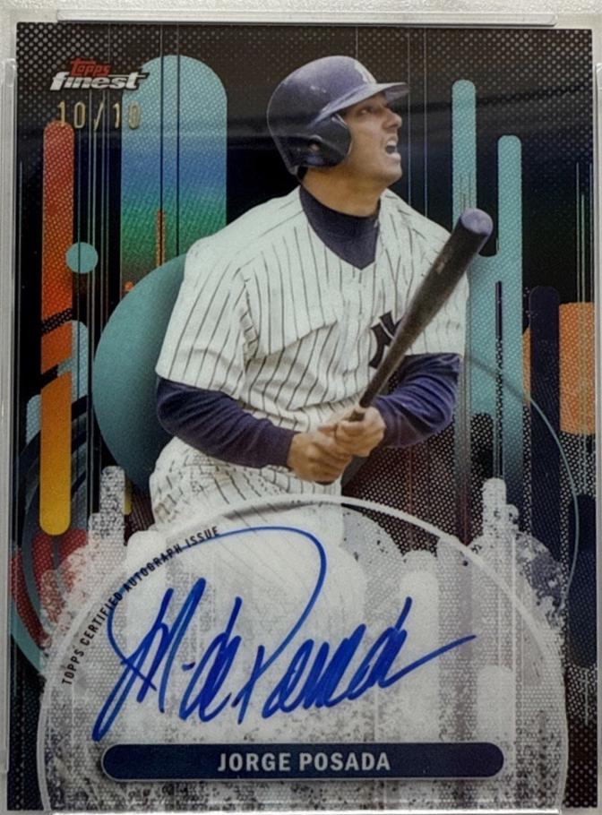 Jorge Posada [Black Refractor] #FA-JP