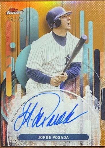Jorge Posada [Orange Refractor] #FA-JP