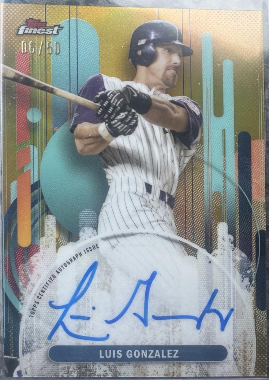 Luis Gonzalez [Gold Refractor] #FA-LGO