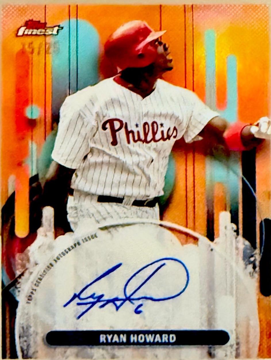 Ryan Howard [Orange Refractor] #FA-RHO