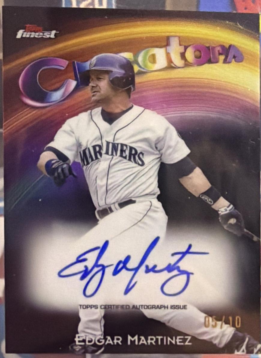 Edgar Martinez [Black Refractor] #CAV-EM