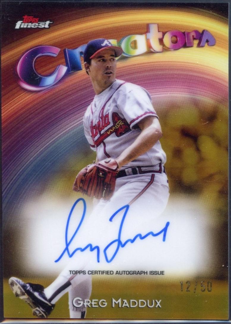 Greg Maddux [Gold Refractor] #CAV-GM