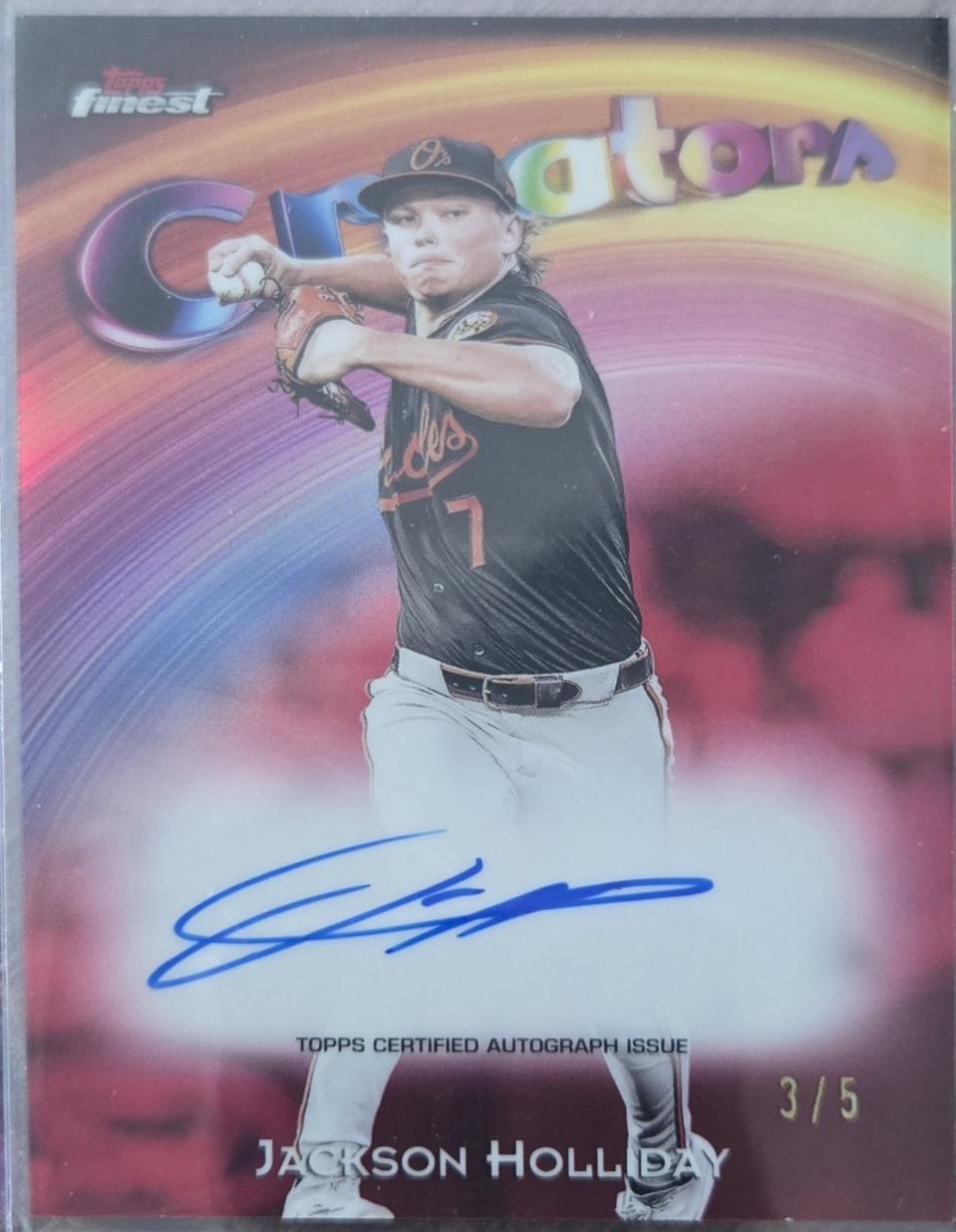 Jackson Holliday [Red Refractor] #CAV-JH