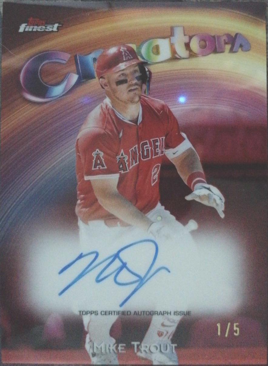Mike Trout [Red Refractor] #CAV-MT