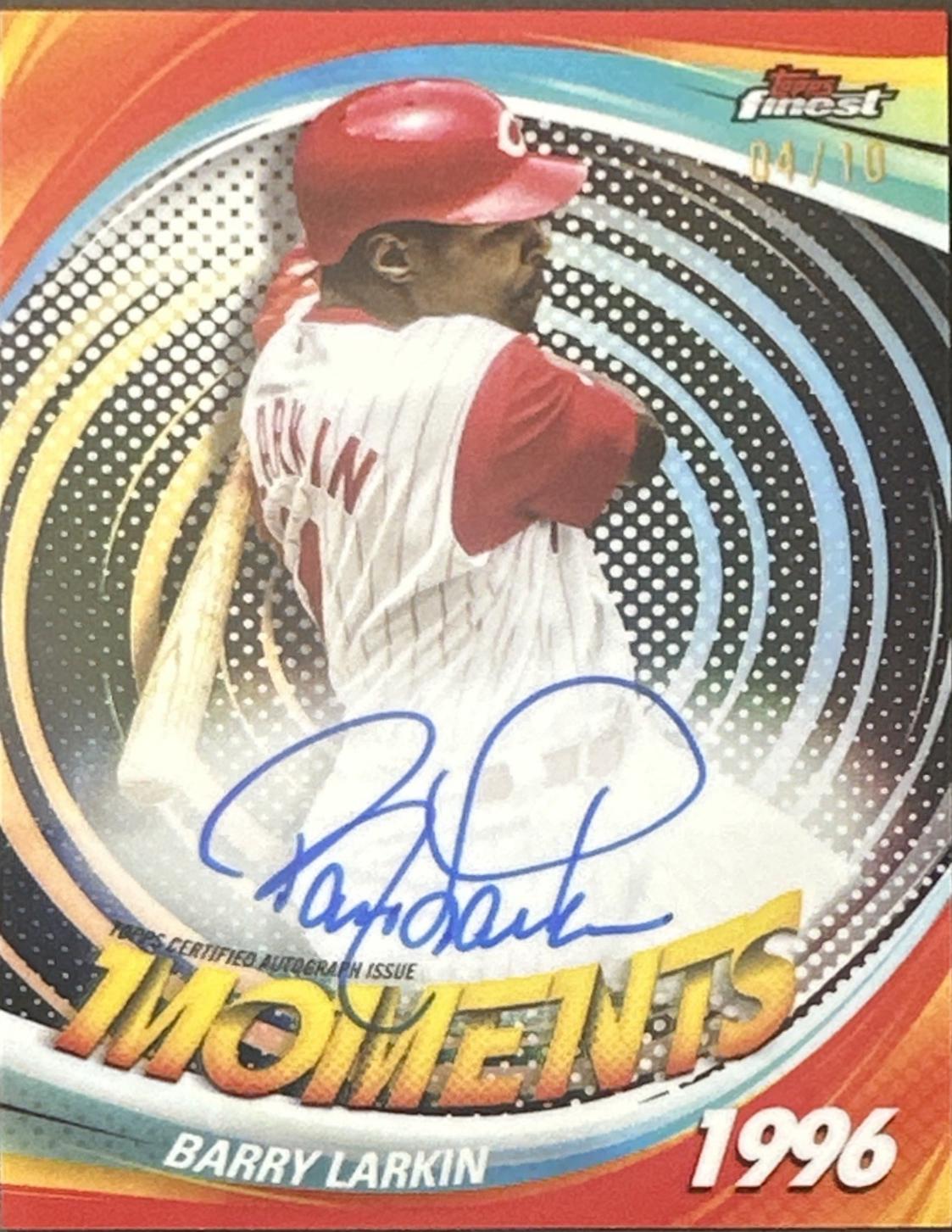Barry Larkin [Black Refractor] #FMA-BL