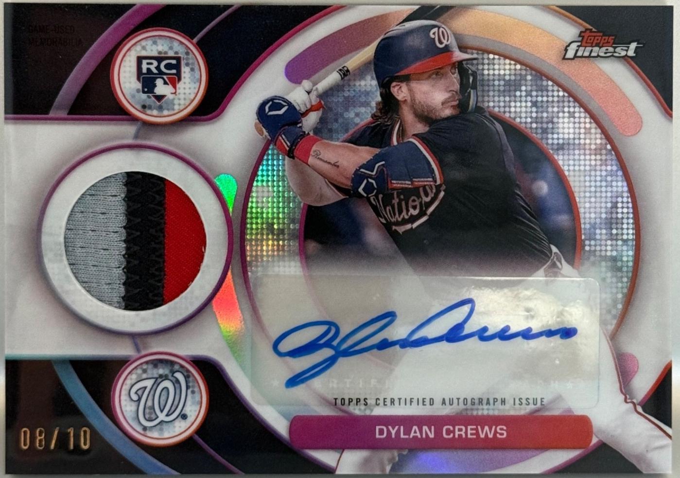 Dylan Crews [Black Refractor] #RAJR-DC