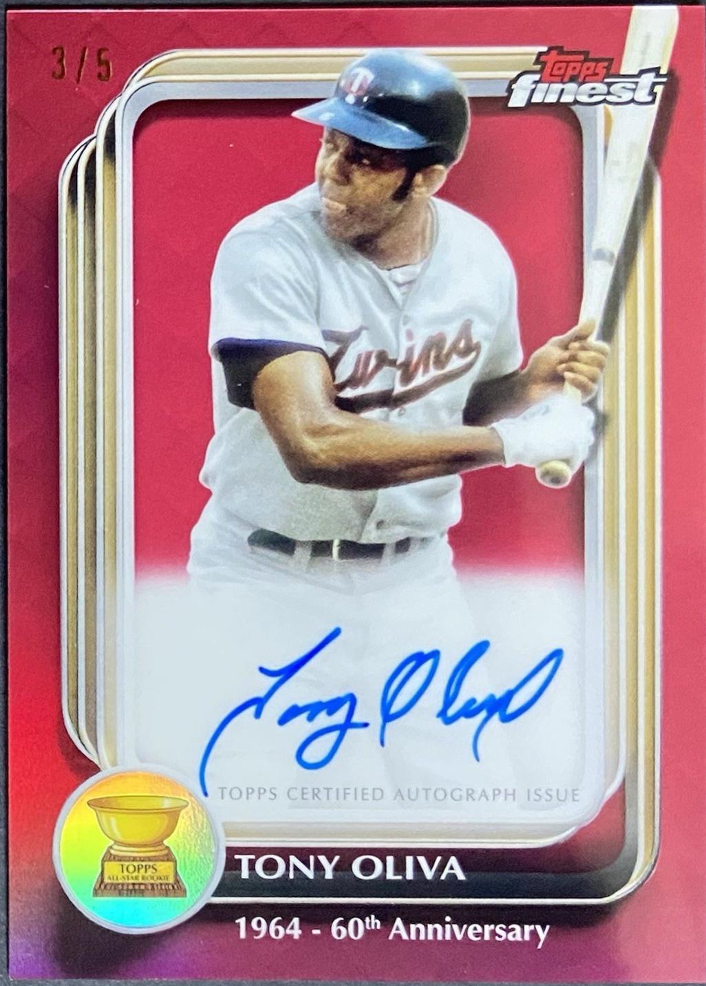 Tony Oliva [Red Refractor] #RCAA-TO